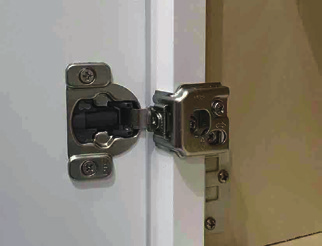 Concealed soft-close hinge