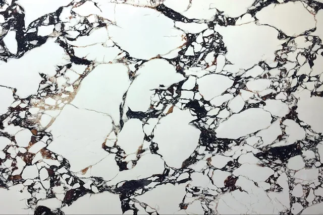 Calacatta Viola Noir quartz slab